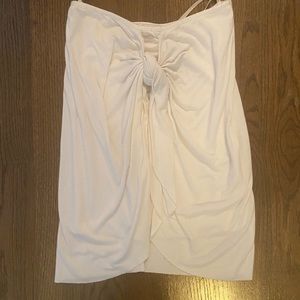 Ella Moss Tube Top in white